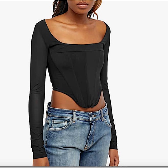 Maude Atlas Mesh Corset Top Miaou - Picture 7 of 14